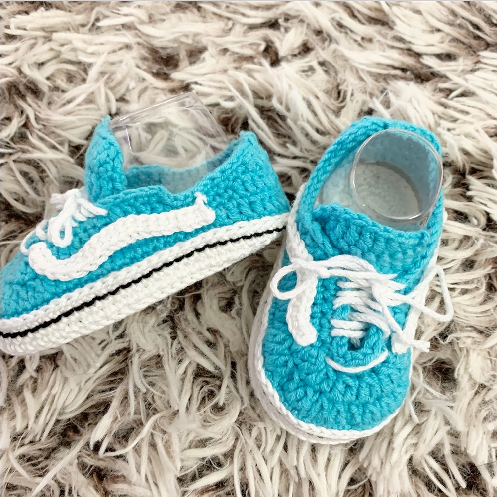 Handmade Crochet Baby Sneakers